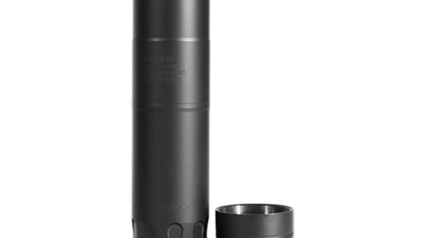 RUGGED SUPPRESSOR SUR01762 Surge762  7.62mm 1.50 Black Cerakote 174 Stainless Steel 5824 tpi UPC: 859383006006