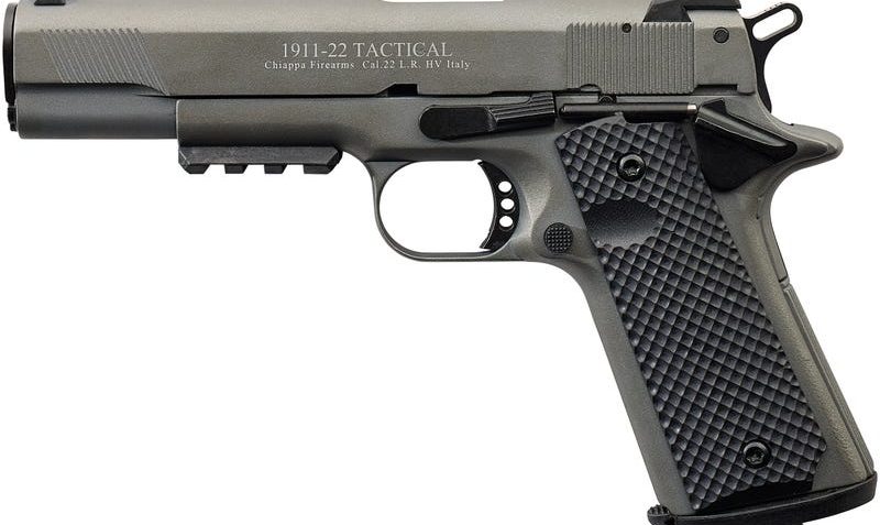 CHIAPPA 1911-22 22LR 5 TACTICAL DARK GRAY 2 10R