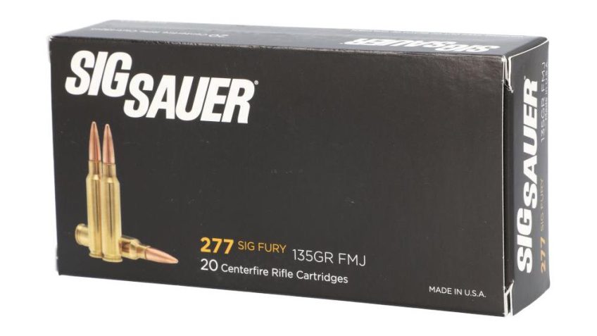 Sig Sauer: 277 FURY,  135gr Elite Ball FMJ, 20/Box