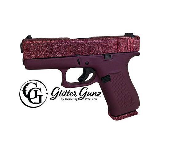 Glock 43X “Black Cherry Glitter” 9mm 3.4″ Barrel 10-Rounds