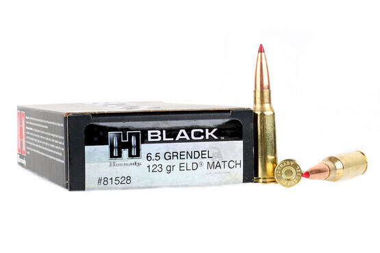 Hornady 81528 Black 6.5 Grendel 123 gr Extremely Low Drag-Match 20 Bx – Dirty Bird Industries