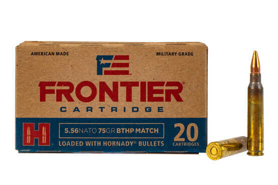 Frontier Cartridge 556 NATO 75 Grain Boat Tail Hollow Point Match Lake City, 20 Round Box – Dirty Bird Industries