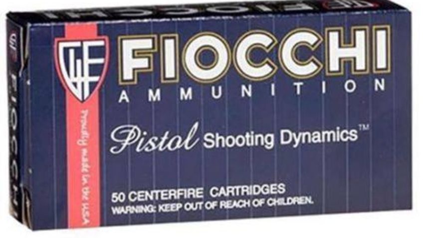 Fiocchi Shooting Dynamics 40 S&W Ammo 165 Grain Full Metal Jacket