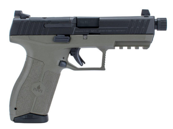 IWI US Masada 9mm Optic Ready Handgun – 4.1″ Threaded Barrel – OD Green – Night Sights – 17rd