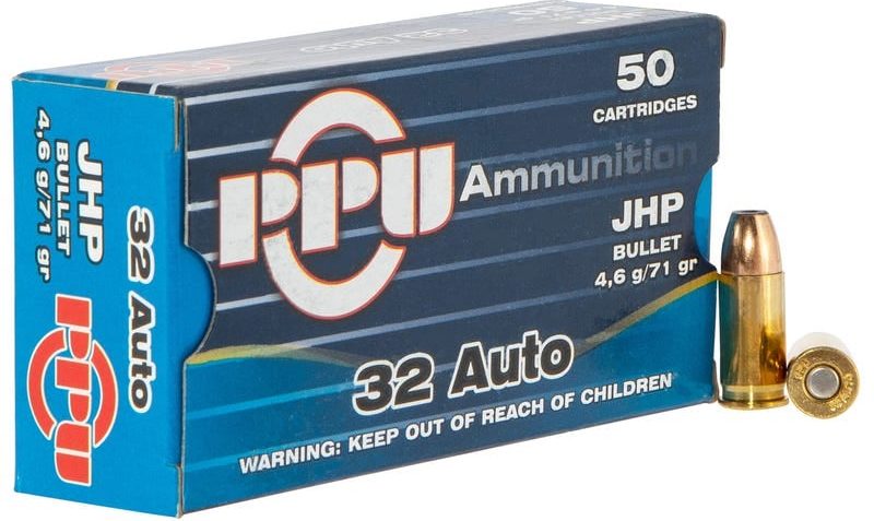 32 ACP – 71 Grain JHP – Prvi Partizan – 50 Rounds