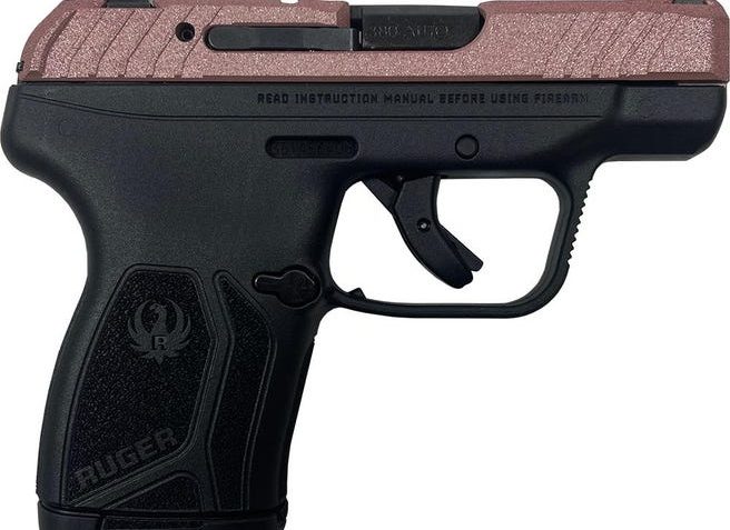 Ruger LCP 380 Max Handgun .380 Auto 10rd Magazine 2.75 BBL Rose Gold Glitte