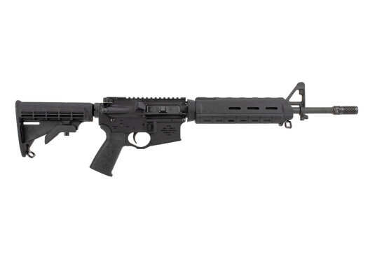 Spike’s Tactical MID LW AR, 556NATO, 14.5″ Pinned MOE Handguard, A2 FS, Dynacomp Brake