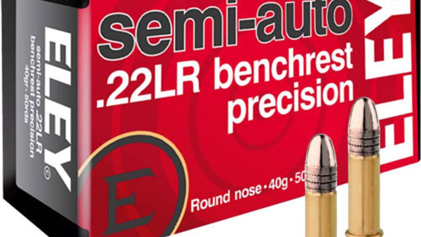 ELEY PRECISION 22LR 40GR. SEMI AUTO BENCHREST 50 PACK