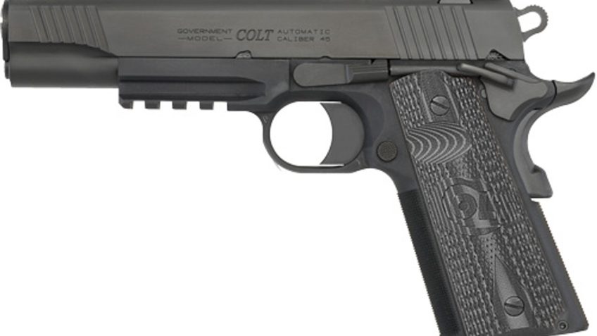 COLT 1911 COMBAT UNIT 5″ W/ RAIL 45 ACP