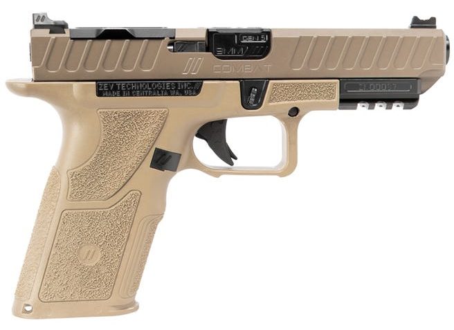 ZEV OZ9v2 COMBAT 9MM PISTOL FDE COMPACT SLIDE 15RD