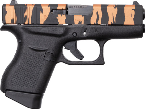 Glock 43 “Copper Tiger Stripe” 9mm 3.4″ Barrel 6-Rounds