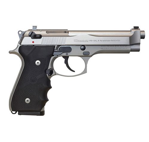 Beretta 92FS Brigadier Inox Black / Stainless 9mm 4.9-inch 15Rds