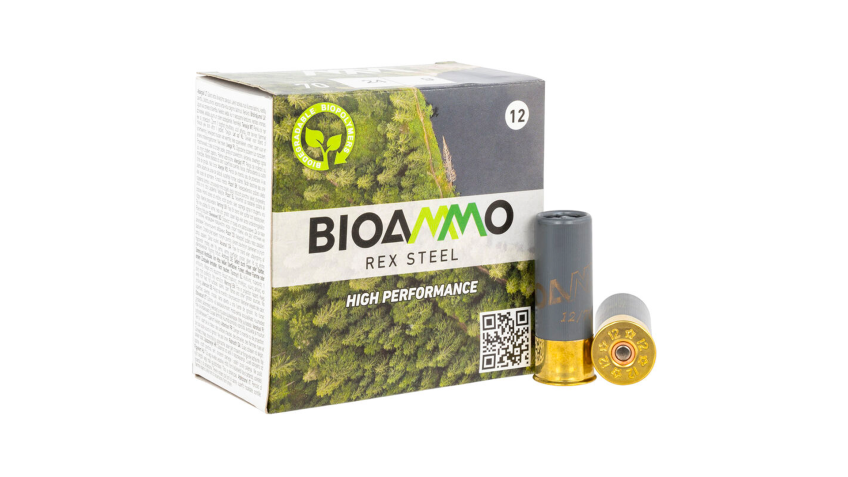 BioAmmo 12 Gauge – 2-3/4 1oz. #7 Shot – BioAmmo Lux Steel 25 rounds – Dirty Bird Industries