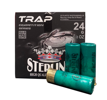 Sterling TRAP Competition 12 Gauge #8 Shot Case Length 2 3/4 24g BOX25 UPC: 8698779963941