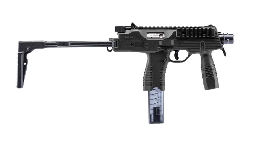 B&T TP9 9mm 5.1″ 1:10″ Bbl Short Barrel Rifle w/Side Folding Stock (NFA) BT-30105-N-SBR-FS