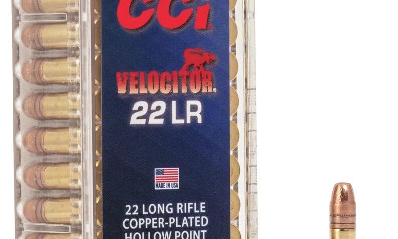 CCI 0047 Velocitor 22 LR 40 gr 1435 fps Copper Plated Hollow Point (CPHP) 50 Bx