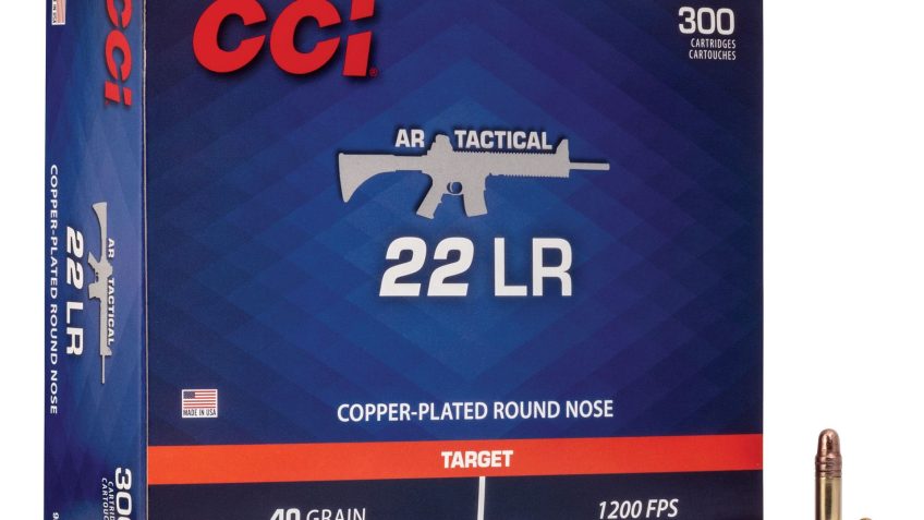 CCI 956 Target & Plinking AR Tactical 22 LR 40 gr Copper-Plated Round Nose 300 Bx