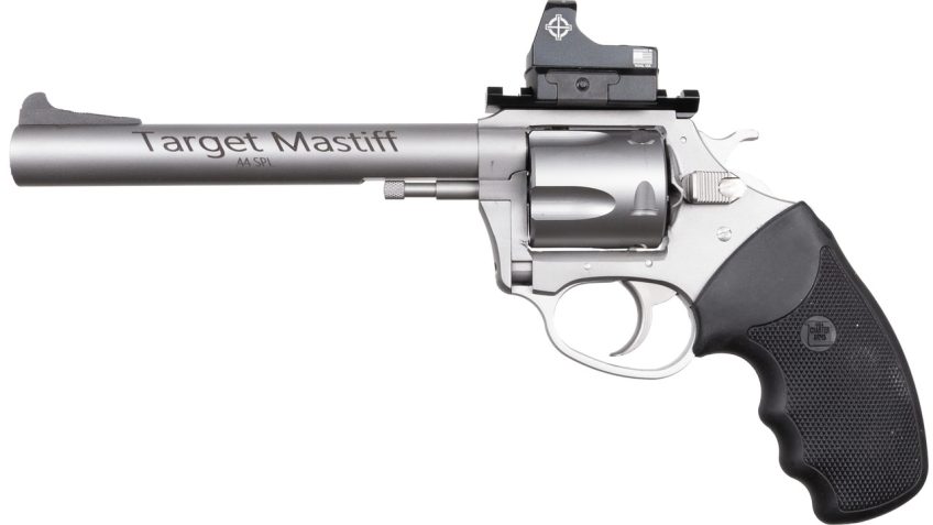 Charter Arms Target Mastiff Stainless .44 SPC 6″ Barrel 5-Rounds w/ Sightmark Micro