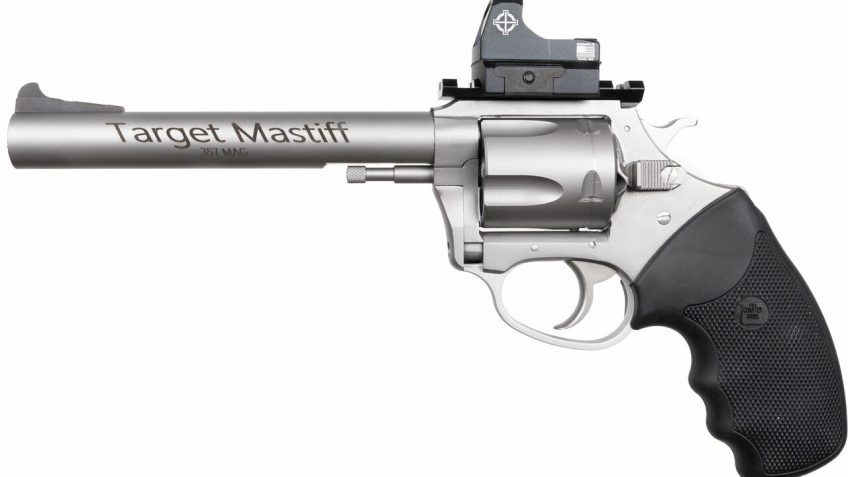 Charter Arms Target Mastiff Stainless .357 Mag 6″ Barrel 5-Rounds w/ Sightmark Micro