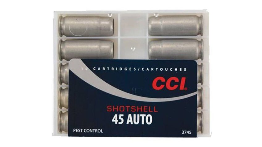 CCI Shotshell .45 ACP #9 Shot 120gr 1100fps Ammunition – 10 rounds – Dirty Bird Industries