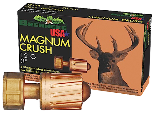 Brenneke Magnum Crush Slug Shotshells – 12 Gauge – Slug – 5 Rounds