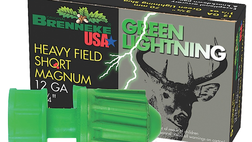 Brenneke Green Lightning HFSM Slug Shotshells – 12 Gauge – 2.75