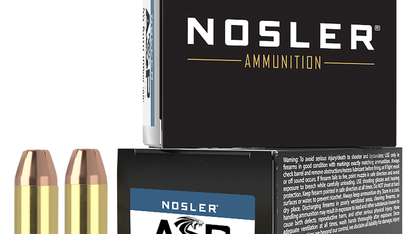 Nosler Match Grade JHP .45 ACP 230 Grain 850 Velocity Handgun Ammo