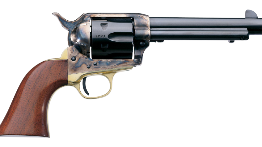 Uberti 1873 Cattleman II Single-Action Revolver with Brass Grip Frame – .357 Magnum