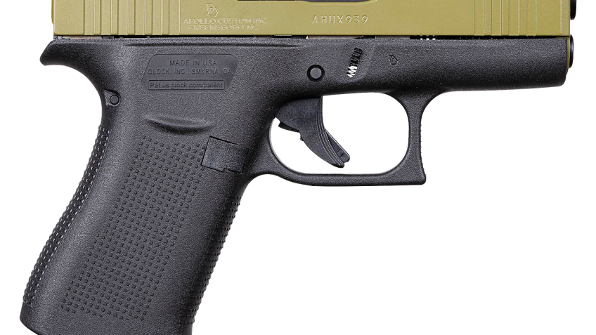 GLOCK G43X Semi-Auto Pistol with Bazooka Green Slide