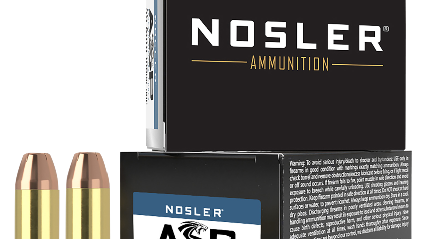 Nosler Match Grade JHP .45 ACP 185 Grain 980 Velocity Handgun Ammo