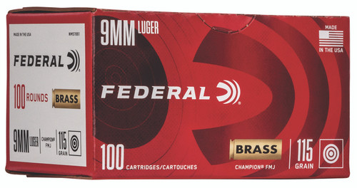 Federal C3090A Champion 30 Super Carry 90 gr Full Metal Jacket (FMJ) 50 Per Box/20 Cs