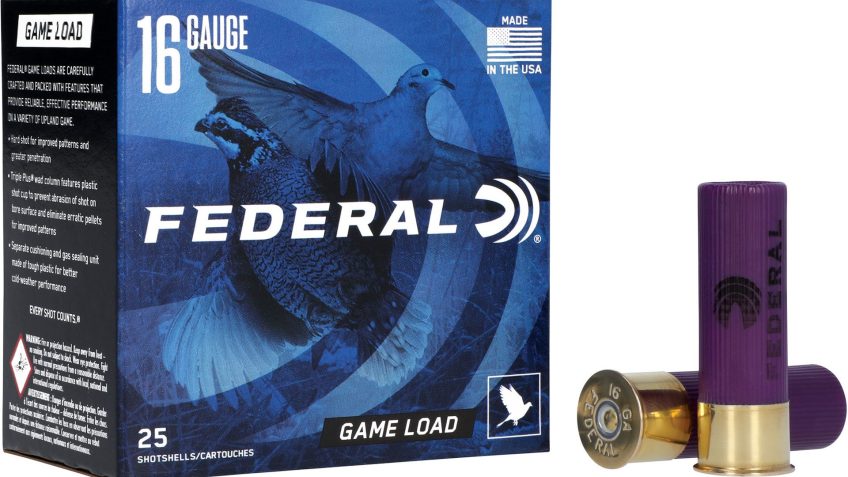 Federal Game Load 16 Gauge 2.75 #6 2.5 Dram 1oz Shotshell, 25 Round Box – Dirty Bird Industries