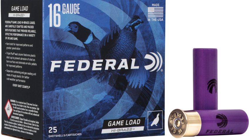 Federal H16375 Game-Shok Upland Hi-Brass 16 Gauge 2.75 1 1/8 oz 7.5 Shot 25 Bx – Dirty Bird Industries