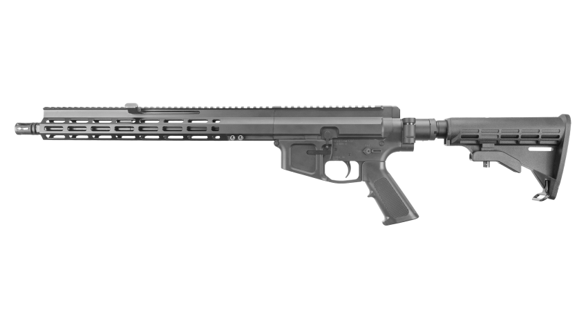 Foxtrot Mike Products FM-15 .223 Wylde AR-15 Rifle – Front Charging and Side Folding – 16″ – Dirty Bird Industries