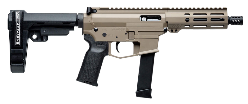 Angstadt Arms AAUDP09BF6 UDP-9 9mm Luger 6″ 17+1 Flat Dark Earth Cerakote Black Magpul K2 Grip *OPTIC & PISTOL BRACE NOT INCLUDED*