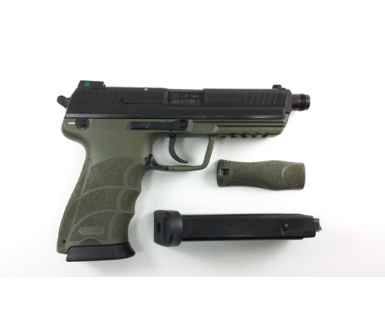 H&K HK45TAC 45 ACP GREEN FRAME