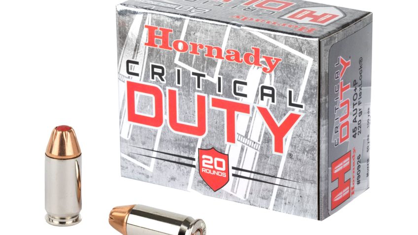 Hornady, Critical Duty, 45ACP +P, 220 Grain, FlexLock, 20 Round Box