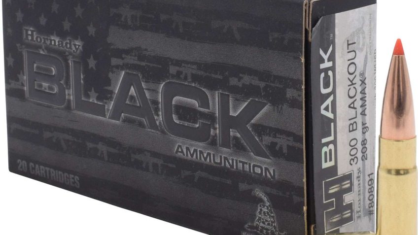 Hornady 80891 Black  300 Blackout 208 gr A-Max 20 Bx/ 10 Cs