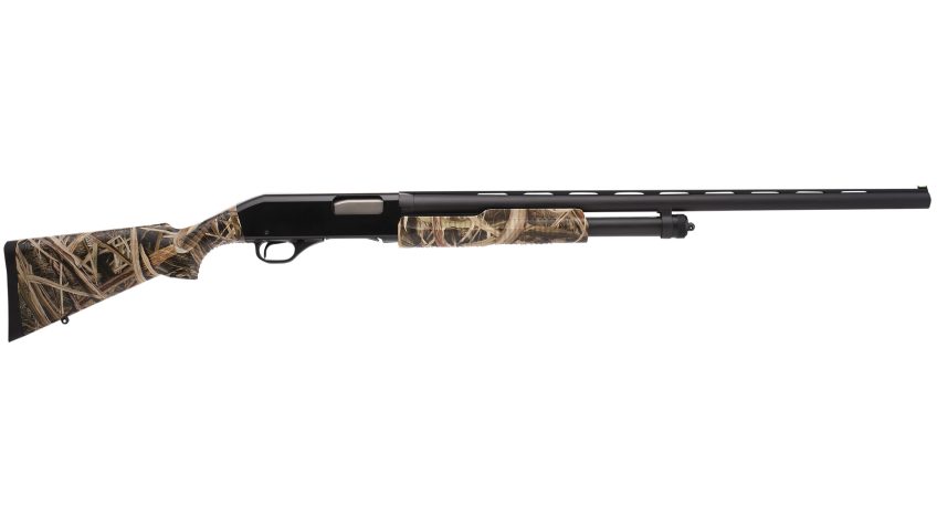 Stevens 320 Field Grade 28″ 12 Gauge 3″ 5Rd – Camo – Dirty Bird Industries