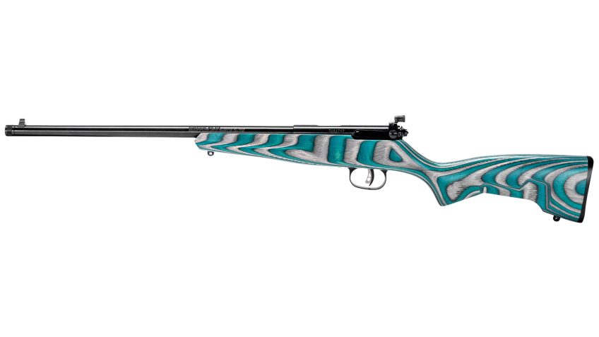 Savage Rascal Minimalist 16.125″ 22LR – Teal and Gray – Dirty Bird Industries