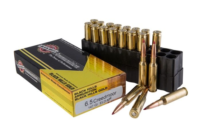 6.5 Creedmoor – 147 Grain ELD Match – Black Hills Gold – 20 Rounds