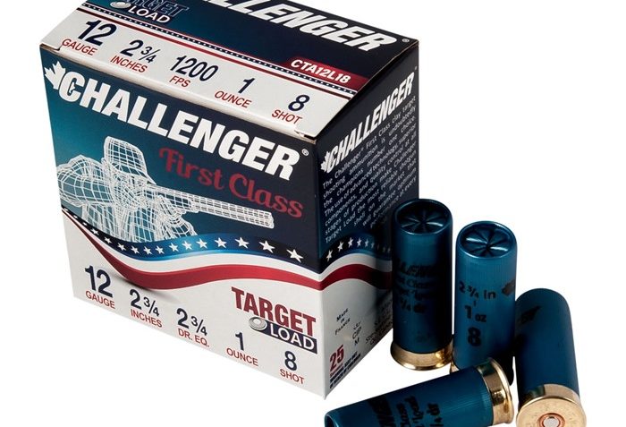 Challenger First Class Target Load 12 GA 2.75″ 2 3/4dr. 1oz #8 250rd Case