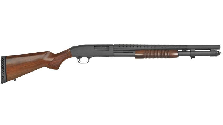 MOSSBERG 590 RETRO 12/20 PARK/WD RERTOGRADE SERIES – Dirty Bird Industries