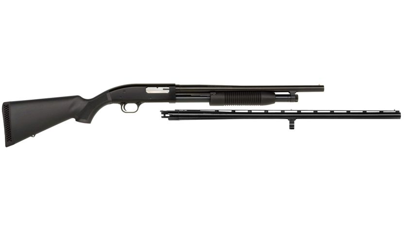 Mossberg 88 Pump 12Ga 3″ 28″ & 18.5″ 5Rd – Black – Dirty Bird Industries