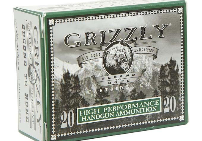 Grizzly Cartridge 9 mm 124 Grain Jacketed Hollow Point Pistol Ammo, 20 Rounds, GC9MM2