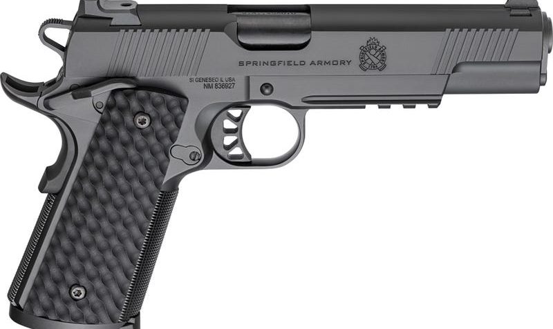 1911 TRP 45 ACP 5″ BBL (3)8RD Mag W/Light Rail Black – 1911 TRP 45 ACP 5″ BBL (3)8RD Mag W/Light Rail Black