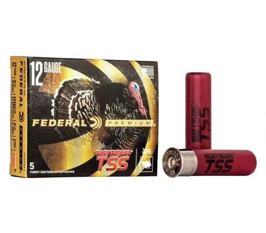 Federal PTSSX191F7 Premium Heavyweight TSS 12 Gauge 3.50″ 2 1/4 oz 7 Shot 5 Bx/ 10 Cs