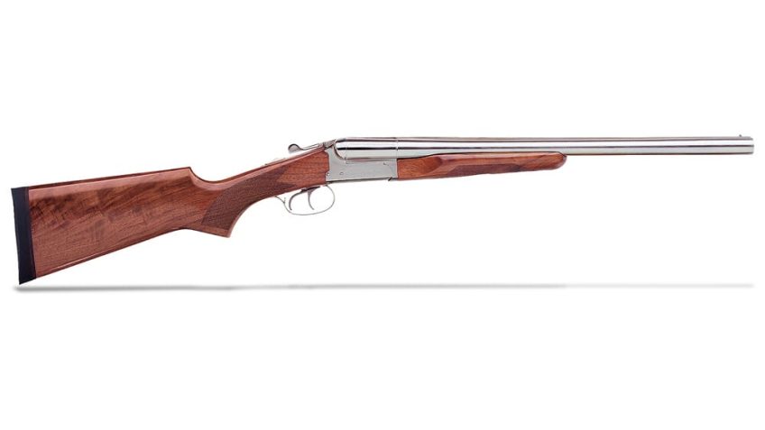 Stoeger 31489 Coach Gun Supreme SxS 20 Gauge AA-Grade Walnut Polished Nickel 20″