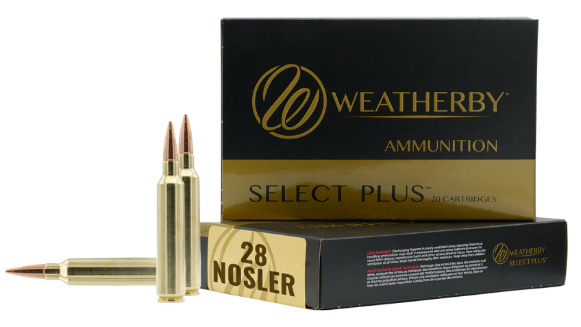 Weatherby 28 Nosler 150 Grain Scirocco 20rd/bx 10bx/cs