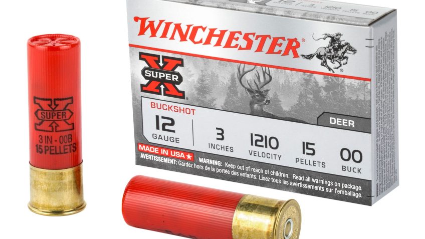 Winchester Ammunition, Super-X, 12 Gauge, 3, 00 Buck, Buckshot, 15 Pellets,5 Round Box – Dirty Bird Industries